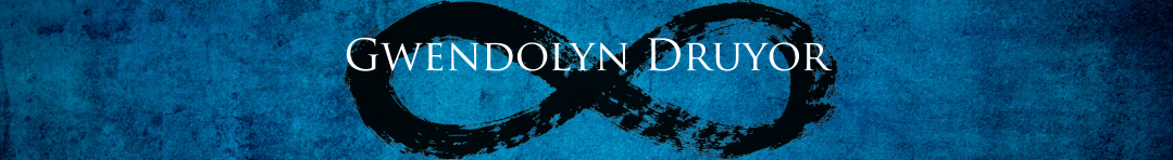 Gwendolyn Druyor in front of a mobius strip